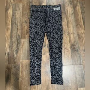 Victoria's Secret Gray Leopard Leggings